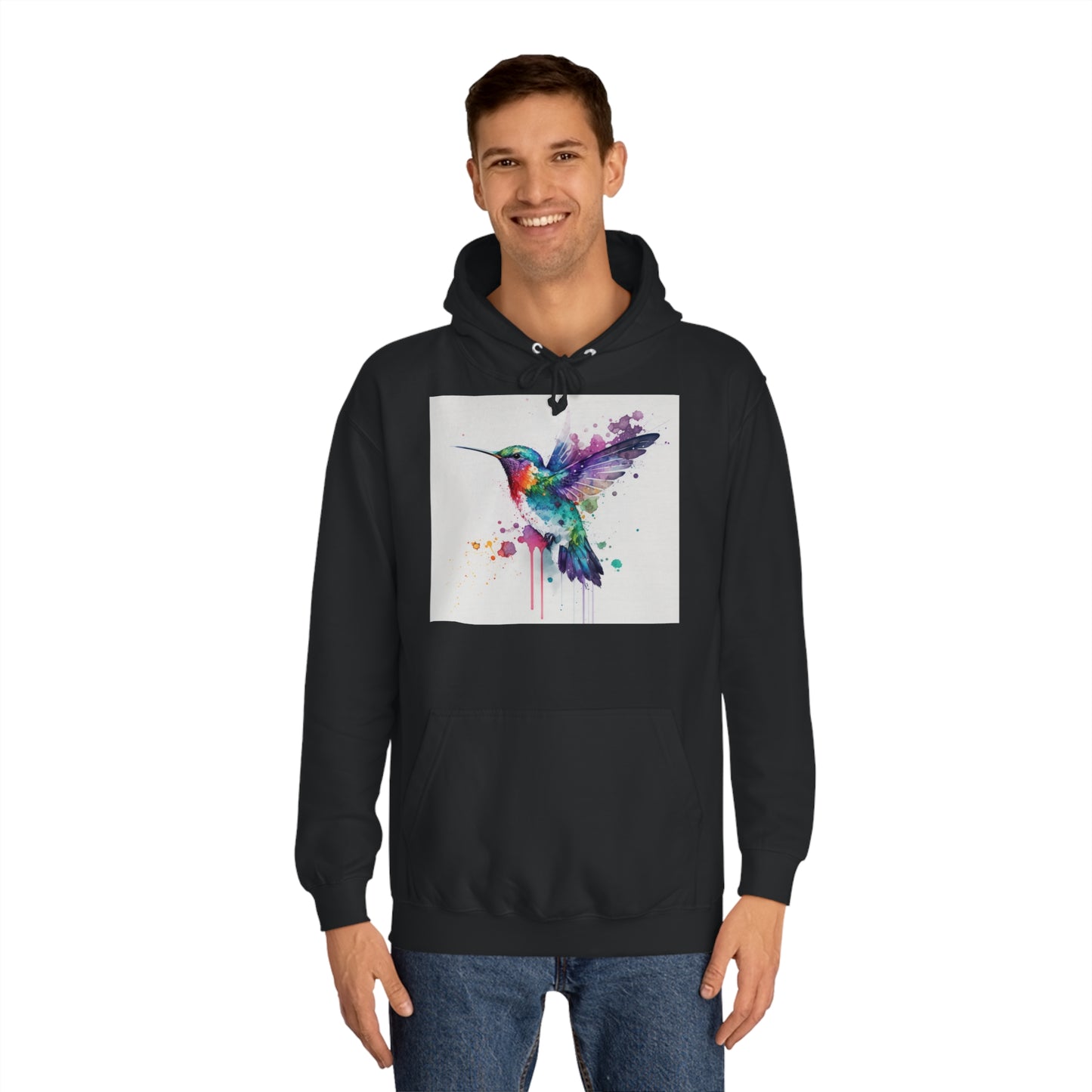 Hummingbird Watercolor Hoodie