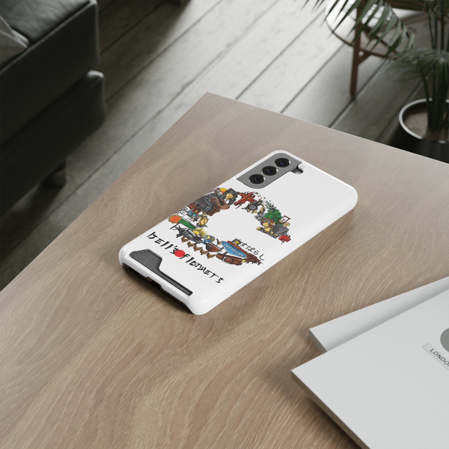 bell's flowers Album C original Phone Case With Card Holder