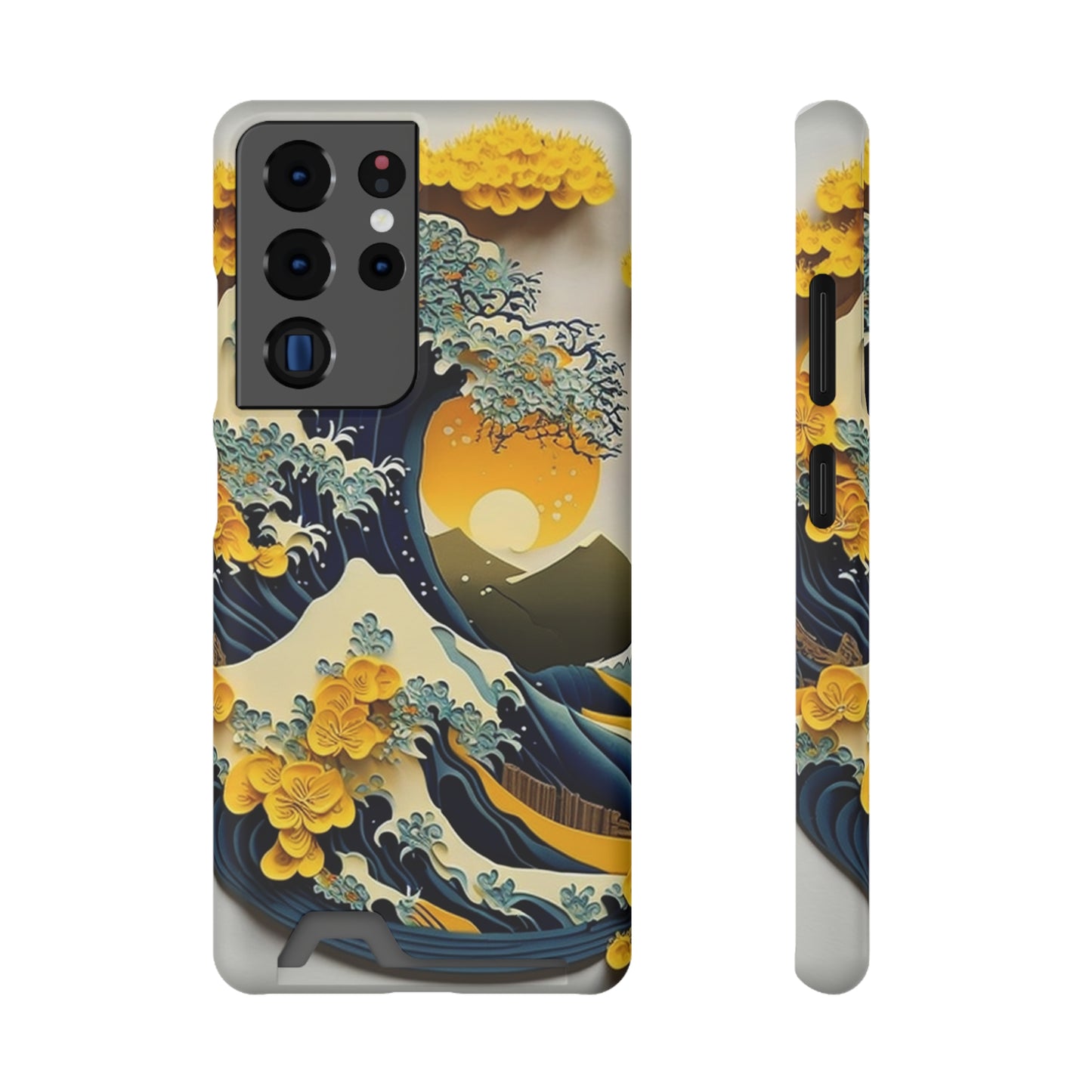 The Tourist White Phone Case With Card Holder