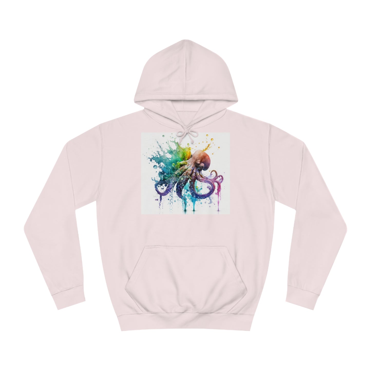 Octopus Drip Paint Hoodie