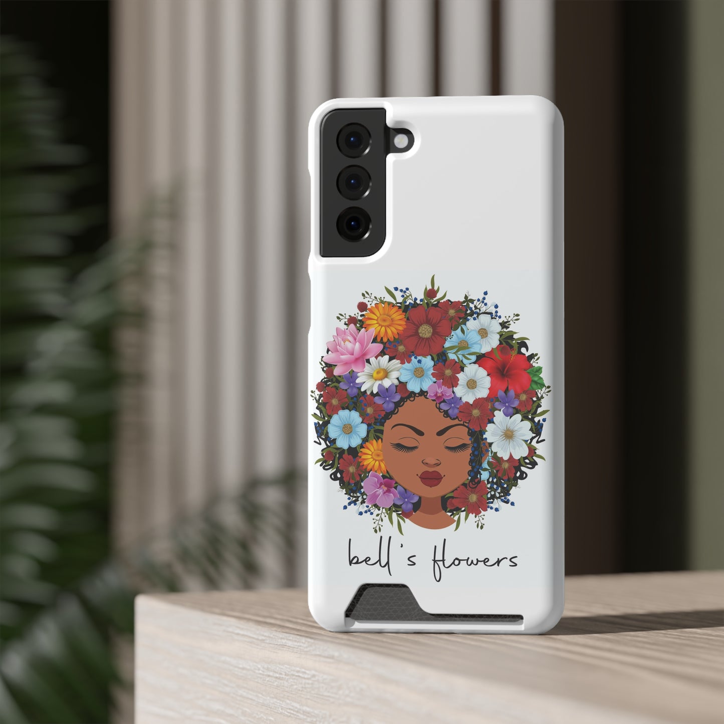 bell's flowers Original Logo Phone Case With Card Holder