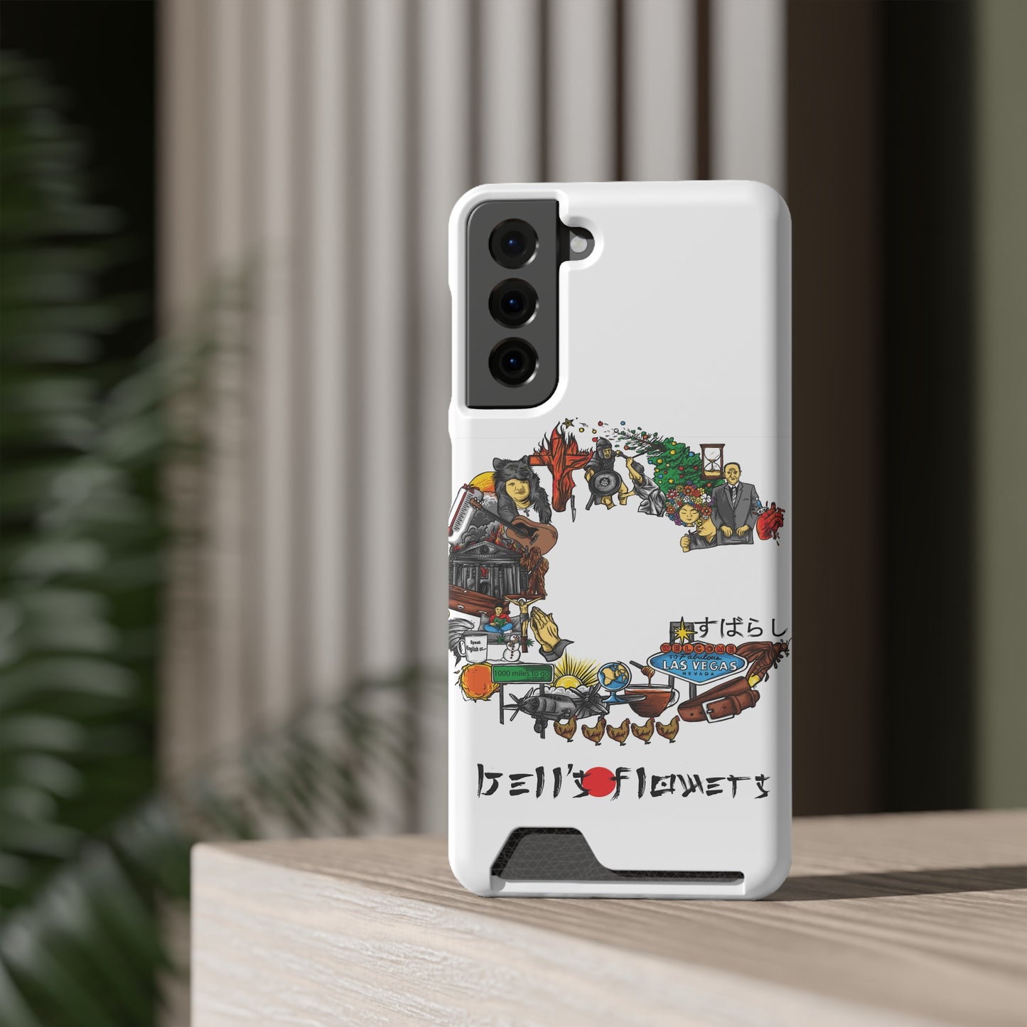 bell's flowers Album C original Phone Case With Card Holder