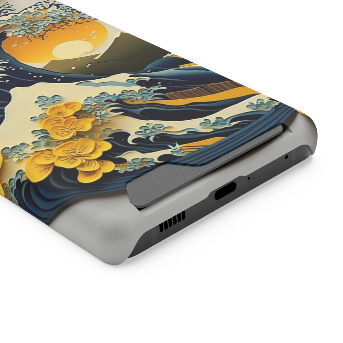 The Tourist White Phone Case With Card Holder