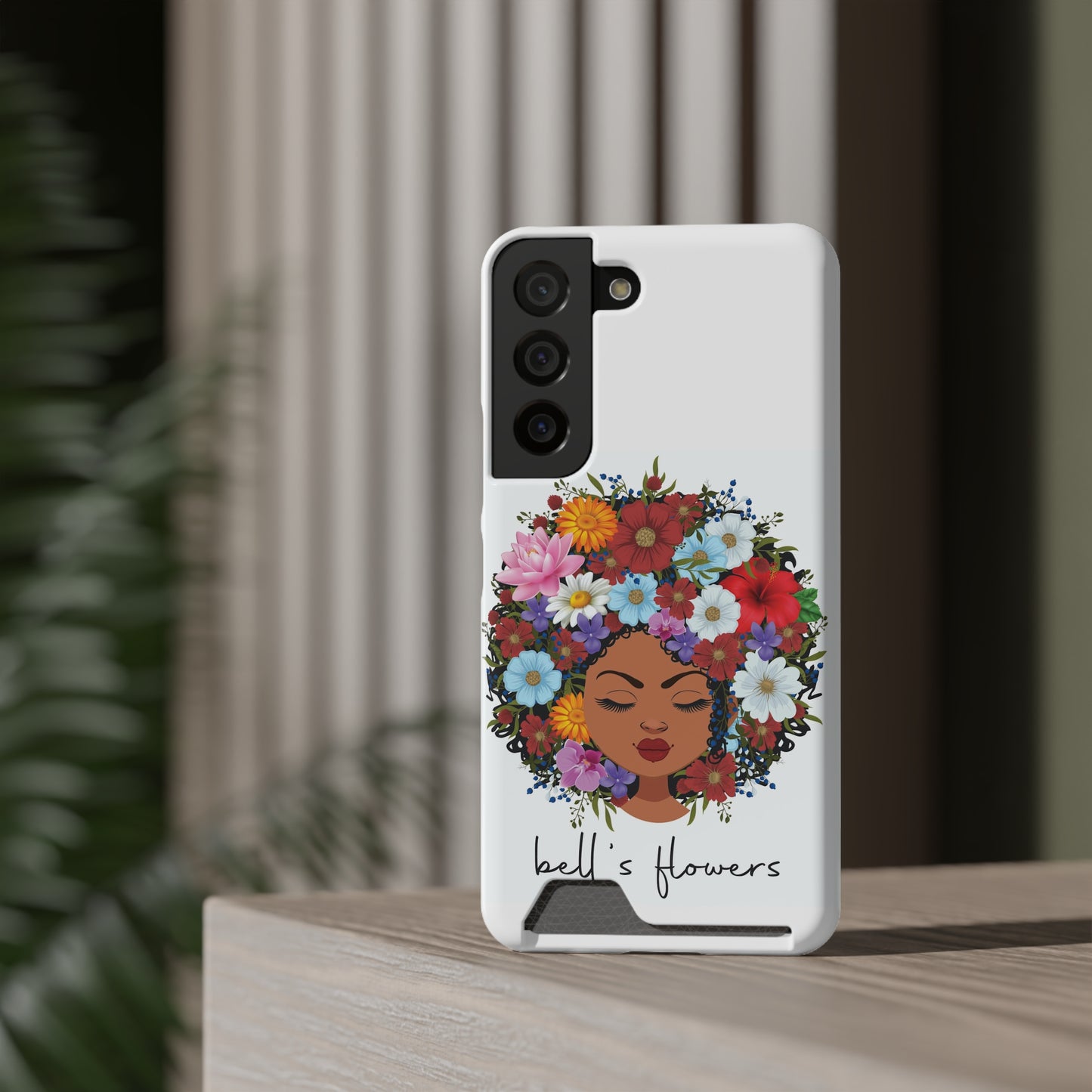 bell's flowers Original Logo Phone Case With Card Holder