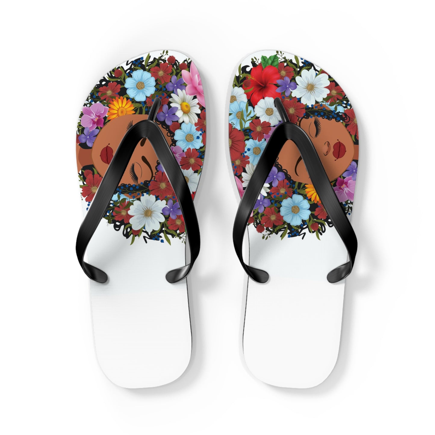 bell's flowers Original Logo Flip Flops