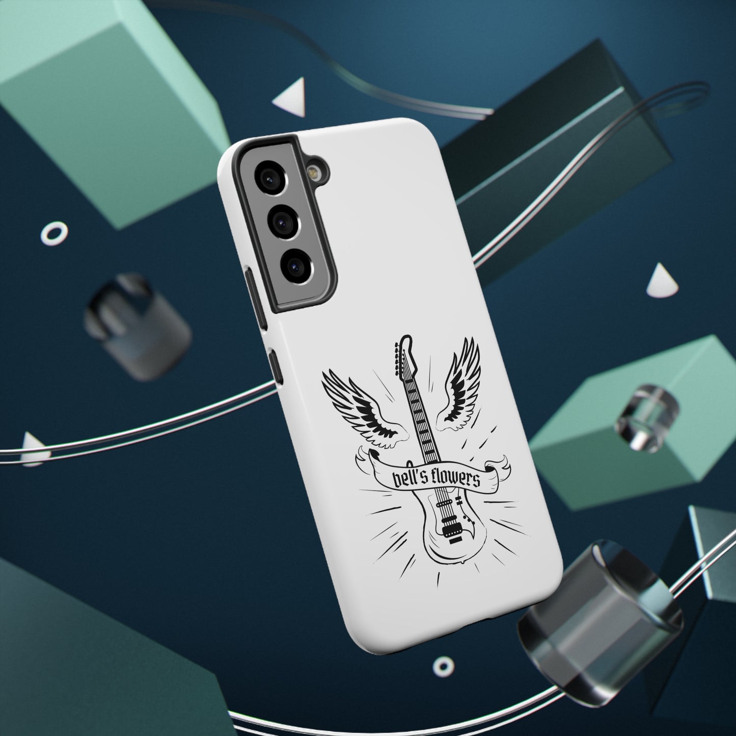 bell’s flowers Rock With Wings Phone Case