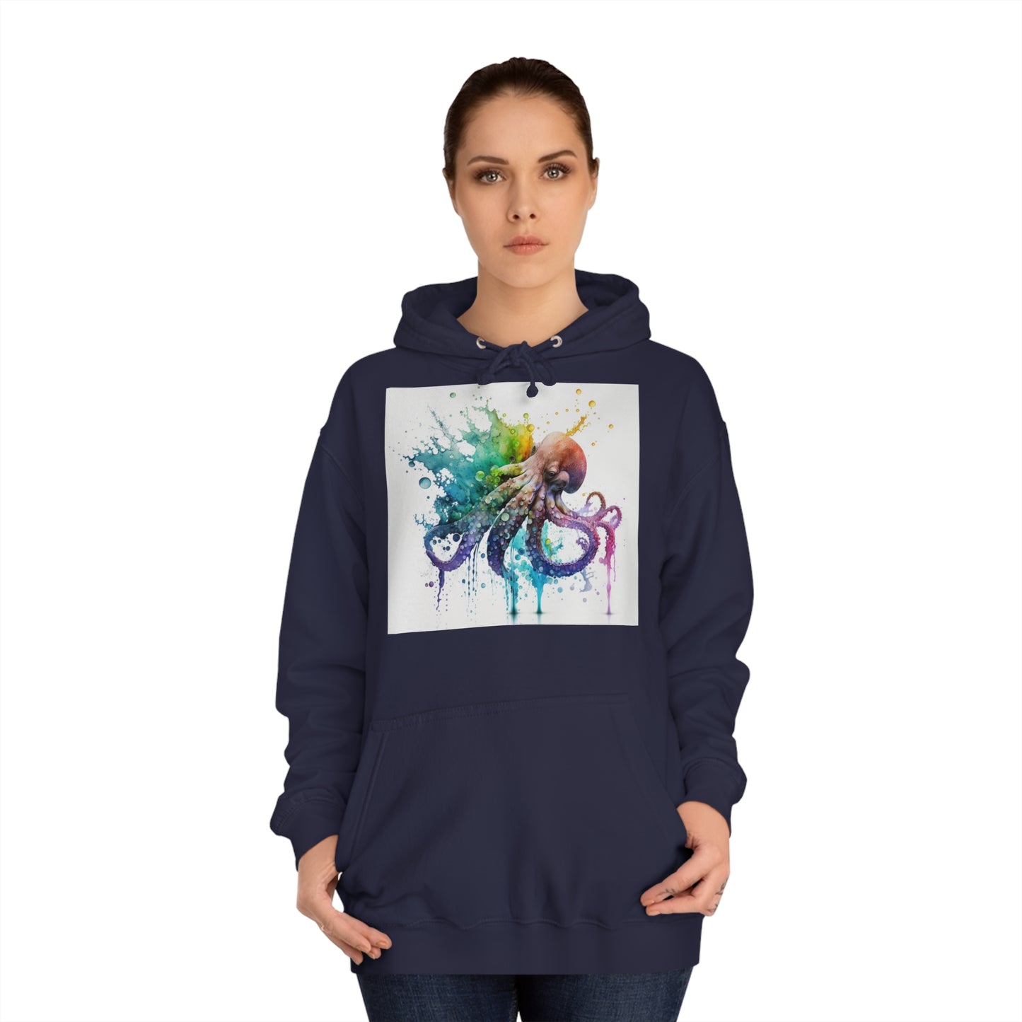 Octopus Drip Paint Hoodie