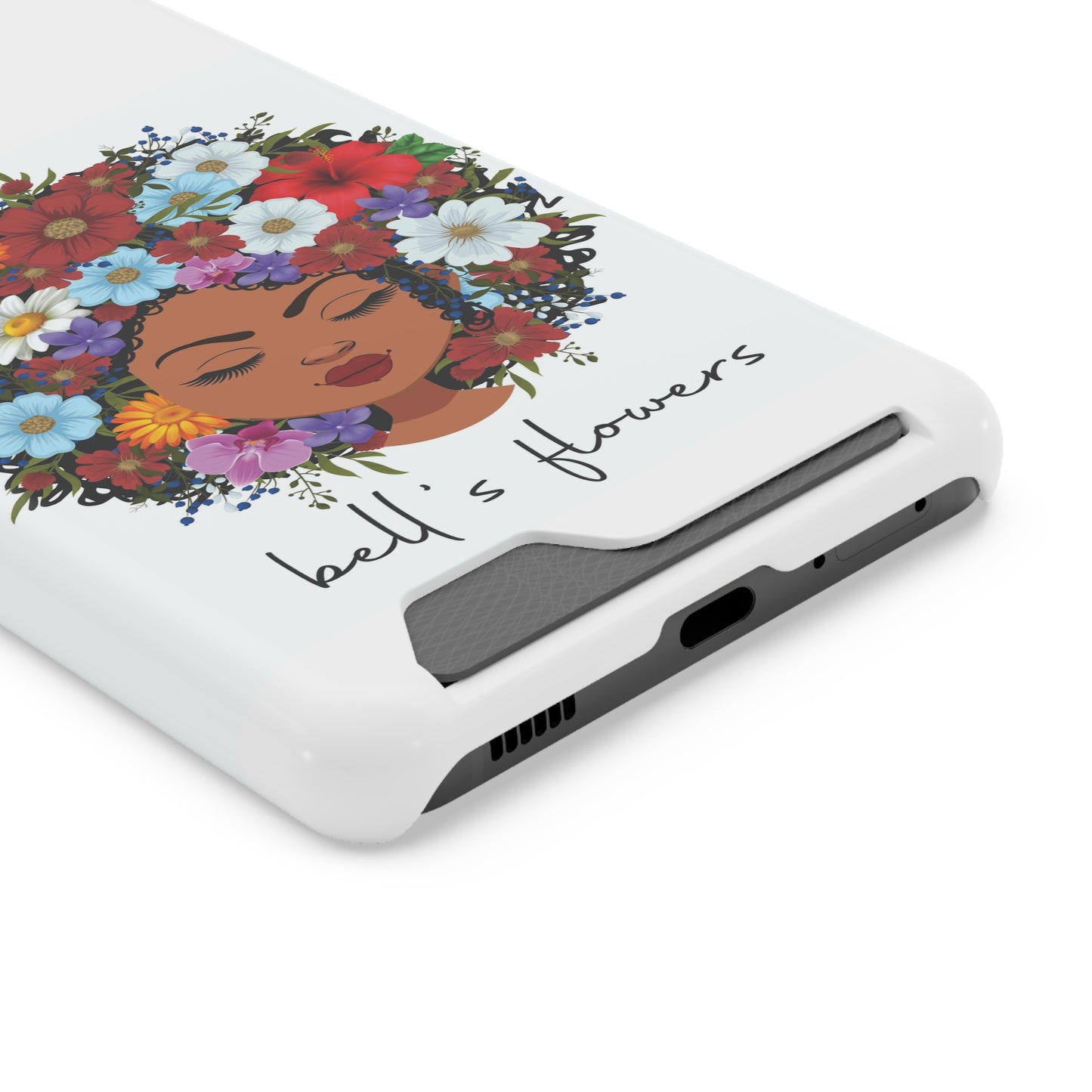 bell's flowers Original Logo Phone Case With Card Holder