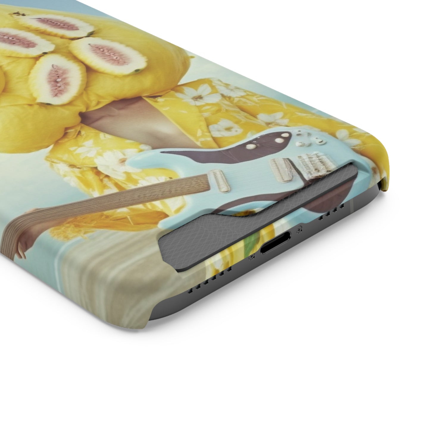 False Banana Phone Case With Card Holder