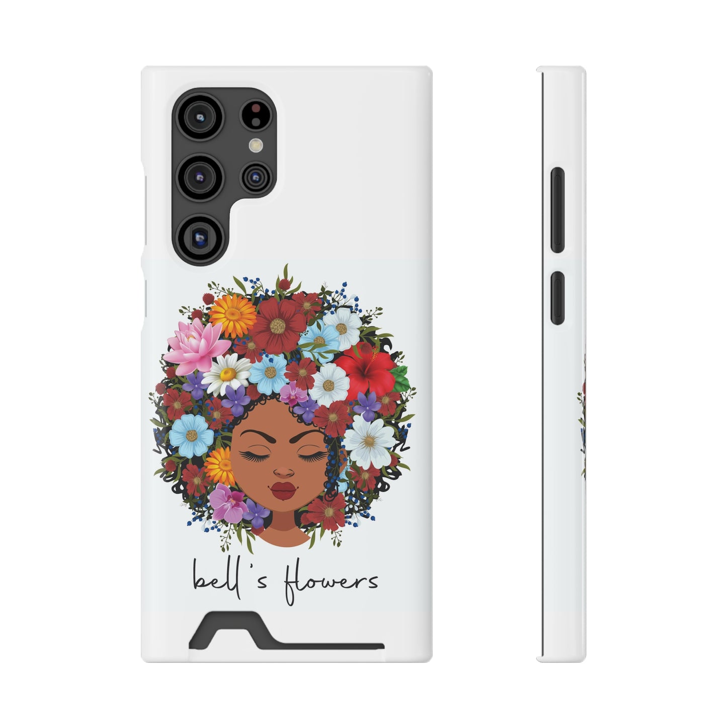 bell's flowers Original Logo Phone Case With Card Holder