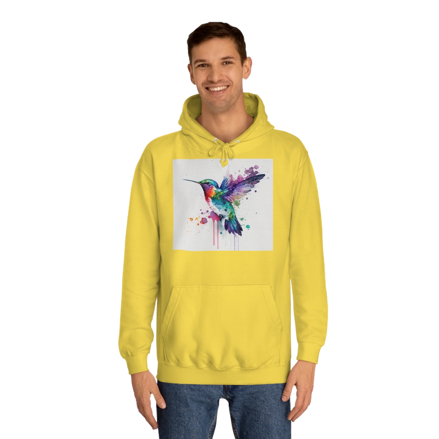 Hummingbird Watercolor Hoodie