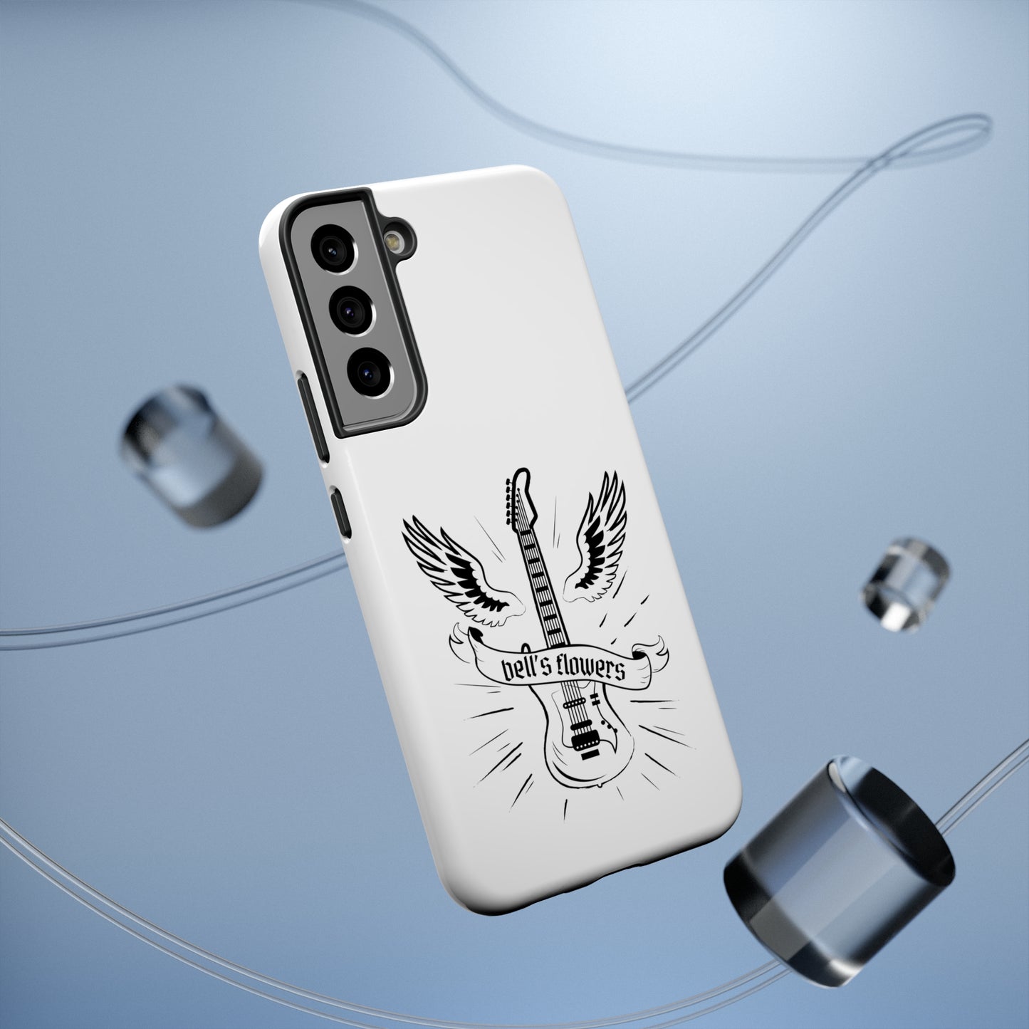 bell’s flowers Rock With Wings Phone Case