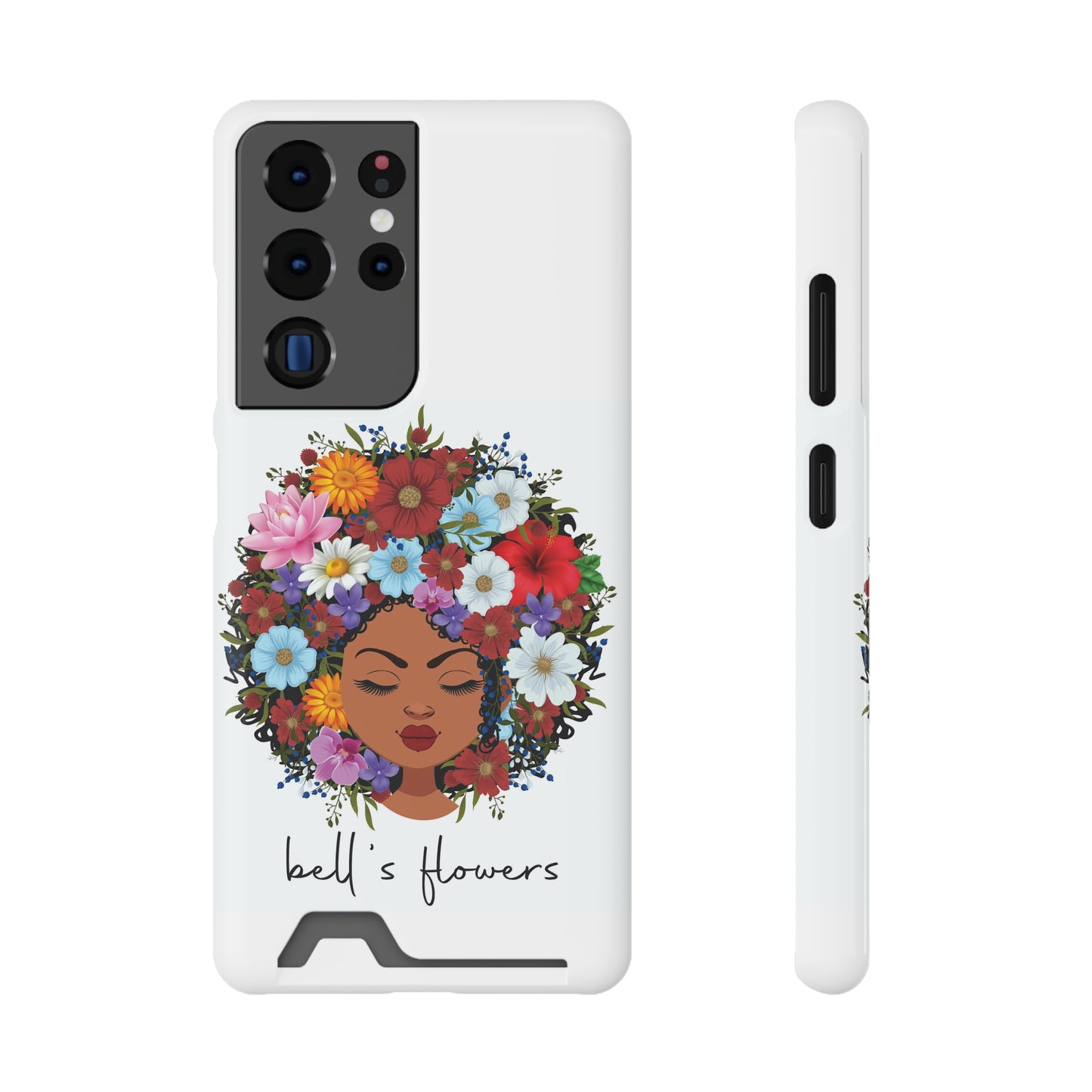 bell's flowers Original Logo Phone Case With Card Holder