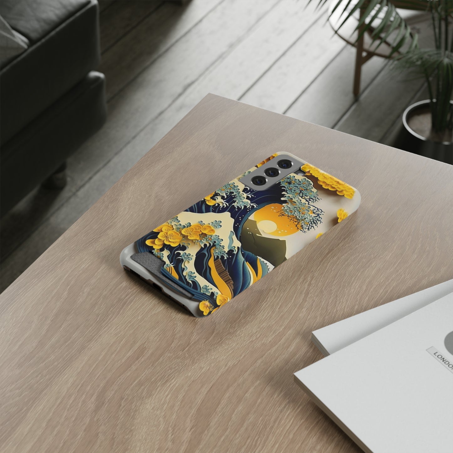The Tourist White Phone Case With Card Holder