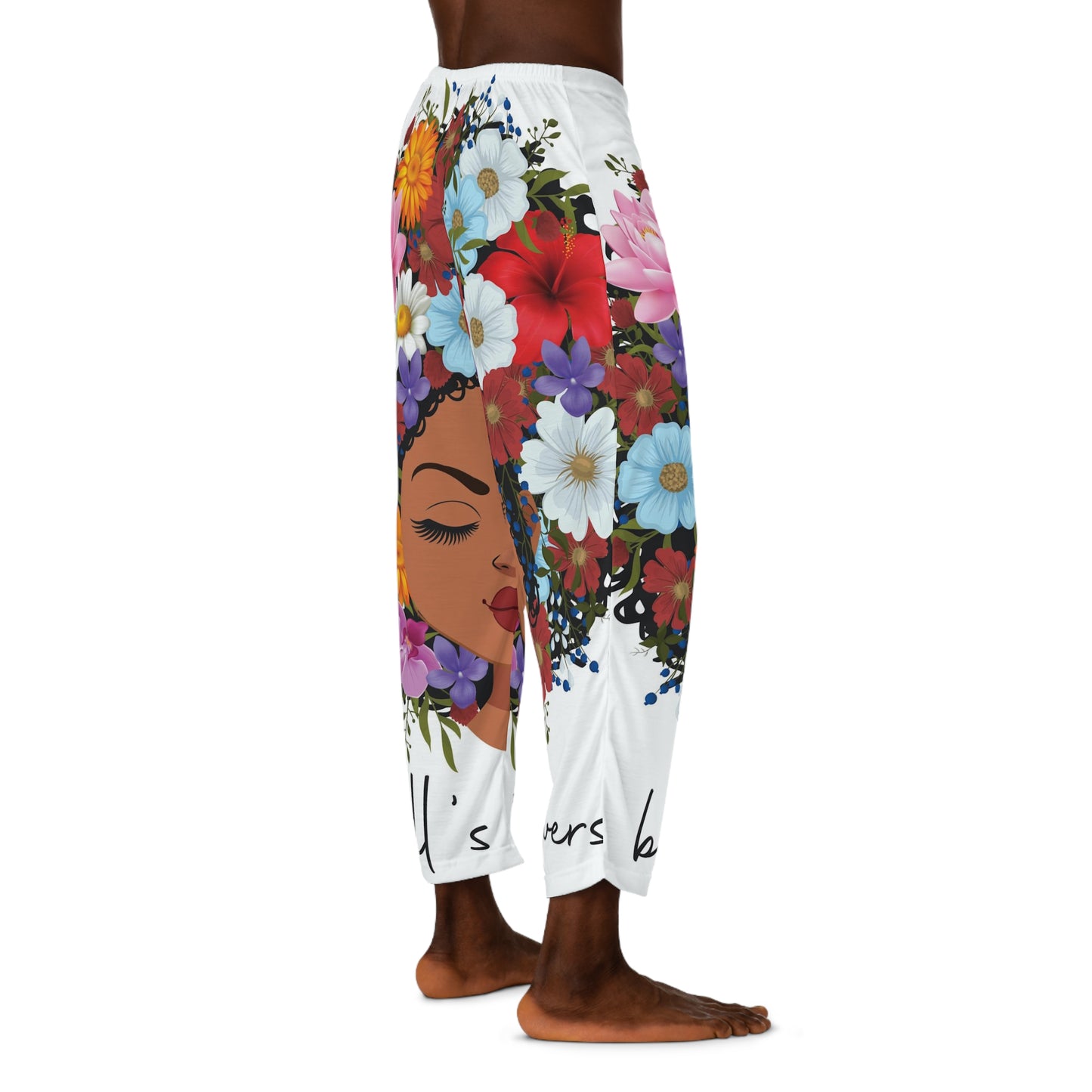 bell's flowers original logo pajama pants