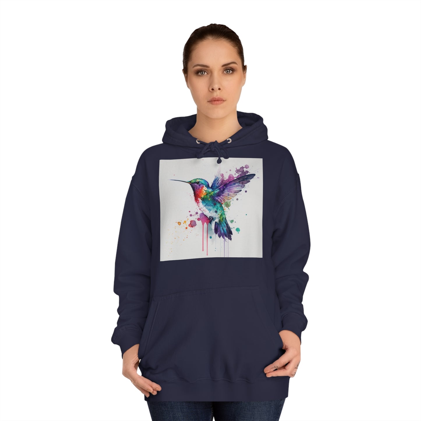 Hummingbird Watercolor Hoodie