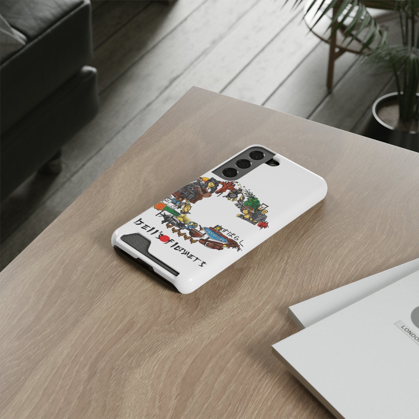 bell's flowers Album C original Phone Case With Card Holder