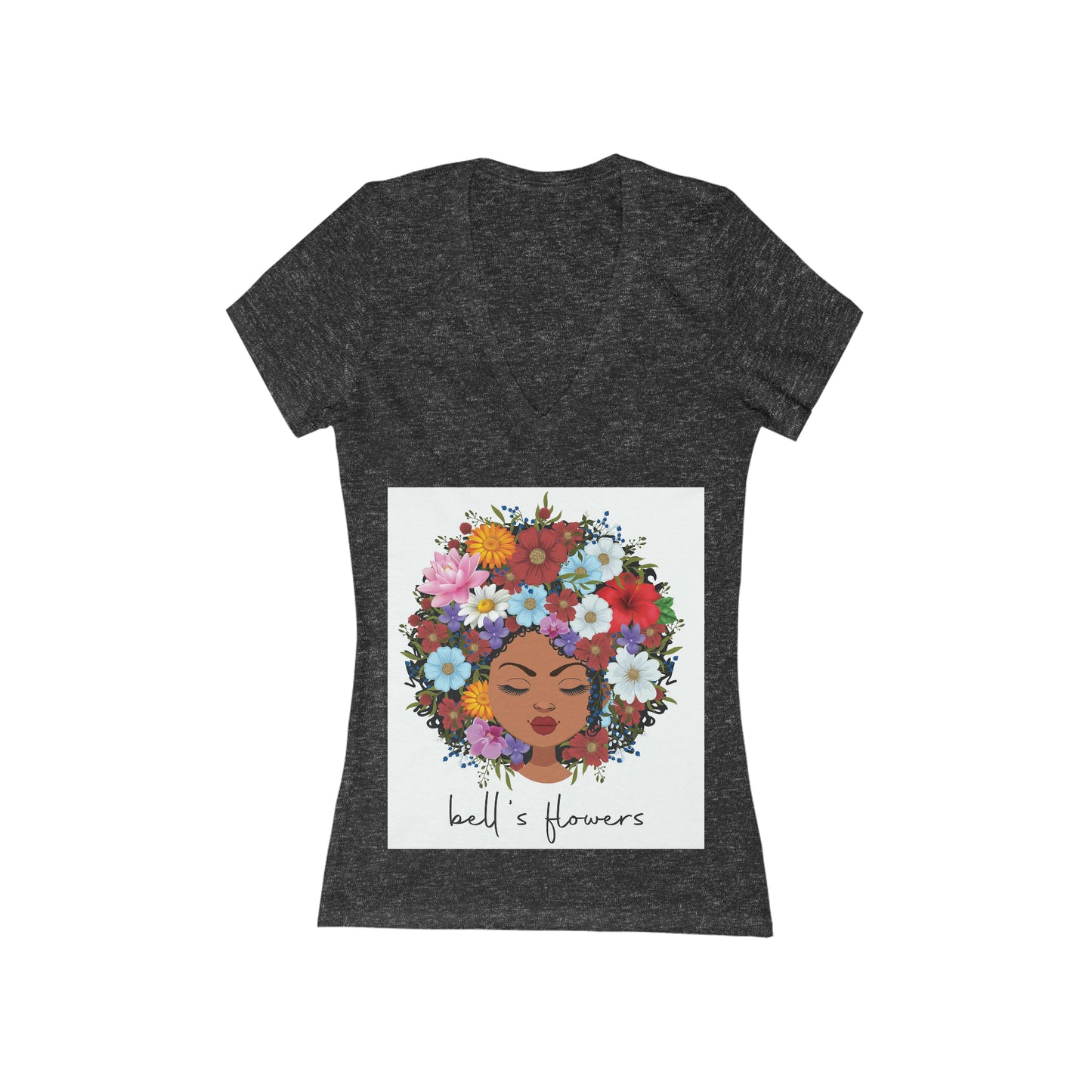 bell's flowers Original Logo Ladies V-neck