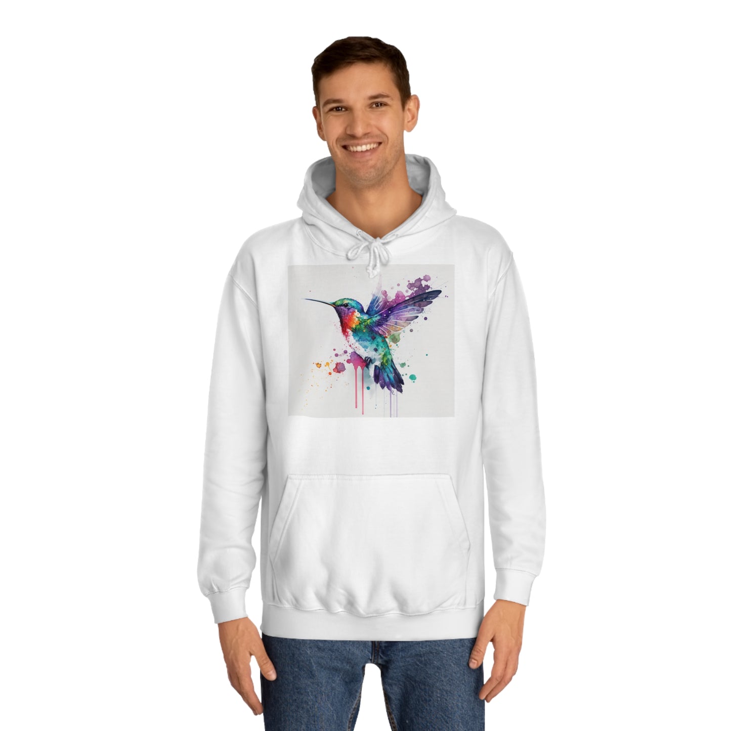 Hummingbird Watercolor Hoodie