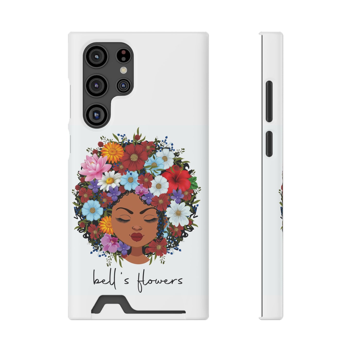 bell's flowers Original Logo Phone Case With Card Holder