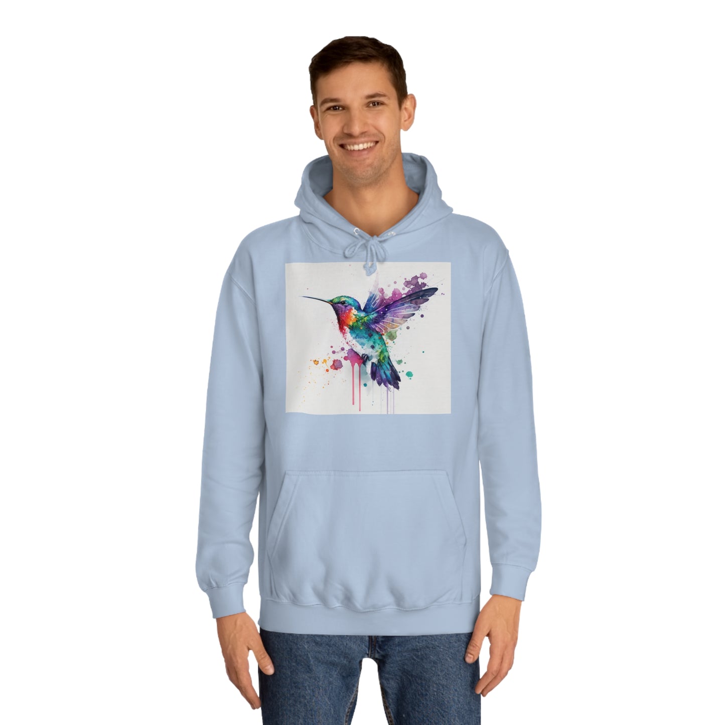 Hummingbird Watercolor Hoodie