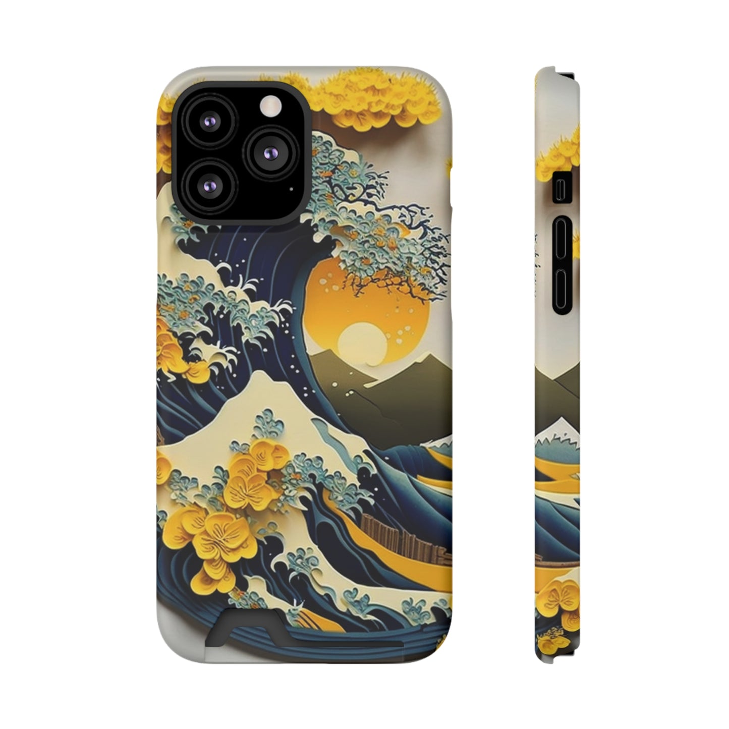 The Tourist White Phone Case With Card Holder