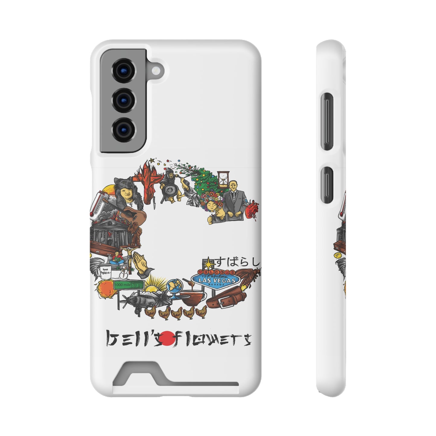 bell's flowers Album C original Phone Case With Card Holder