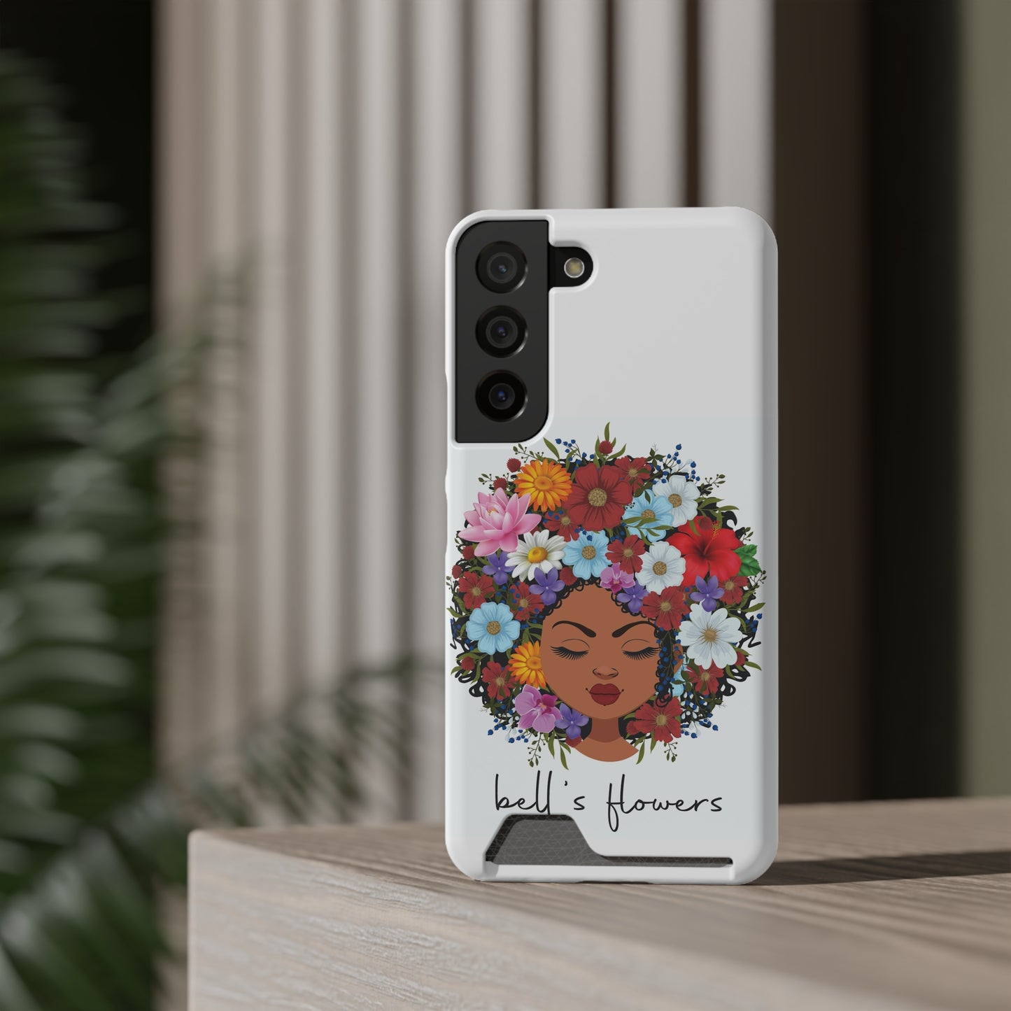 bell's flowers Original Logo Phone Case With Card Holder