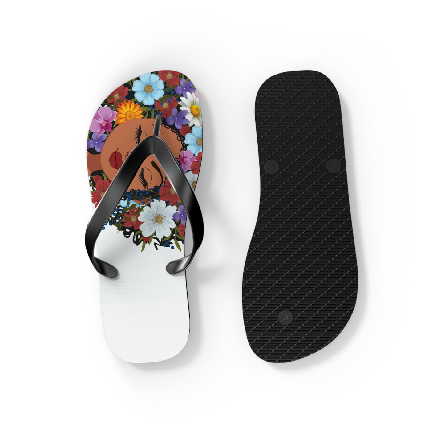bell's flowers Original Logo Flip Flops