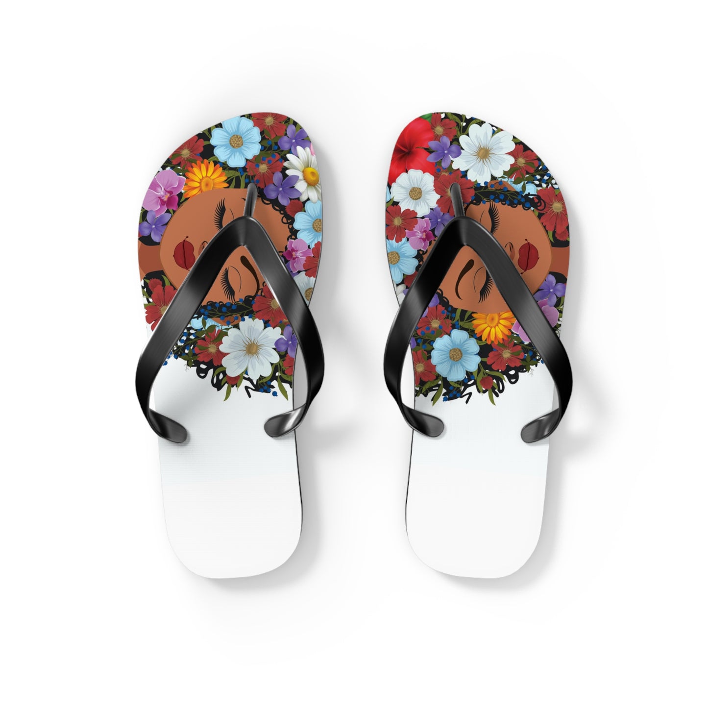 bell's flowers Original Logo Flip Flops