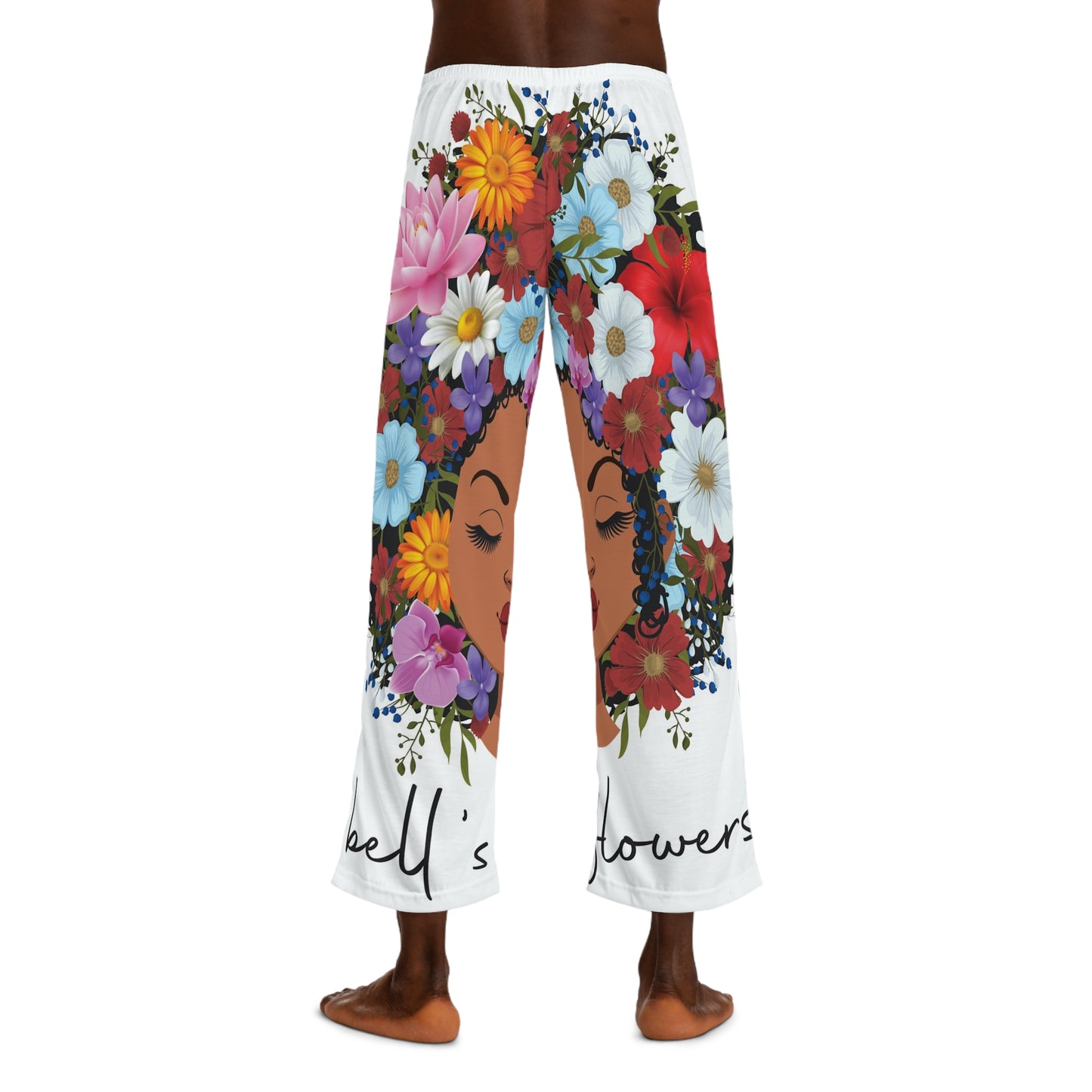 bell's flowers original logo pajama pants