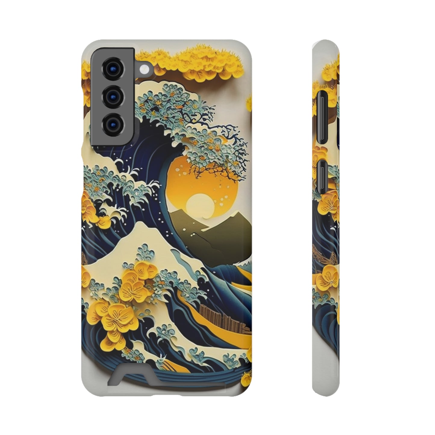 The Tourist White Phone Case With Card Holder