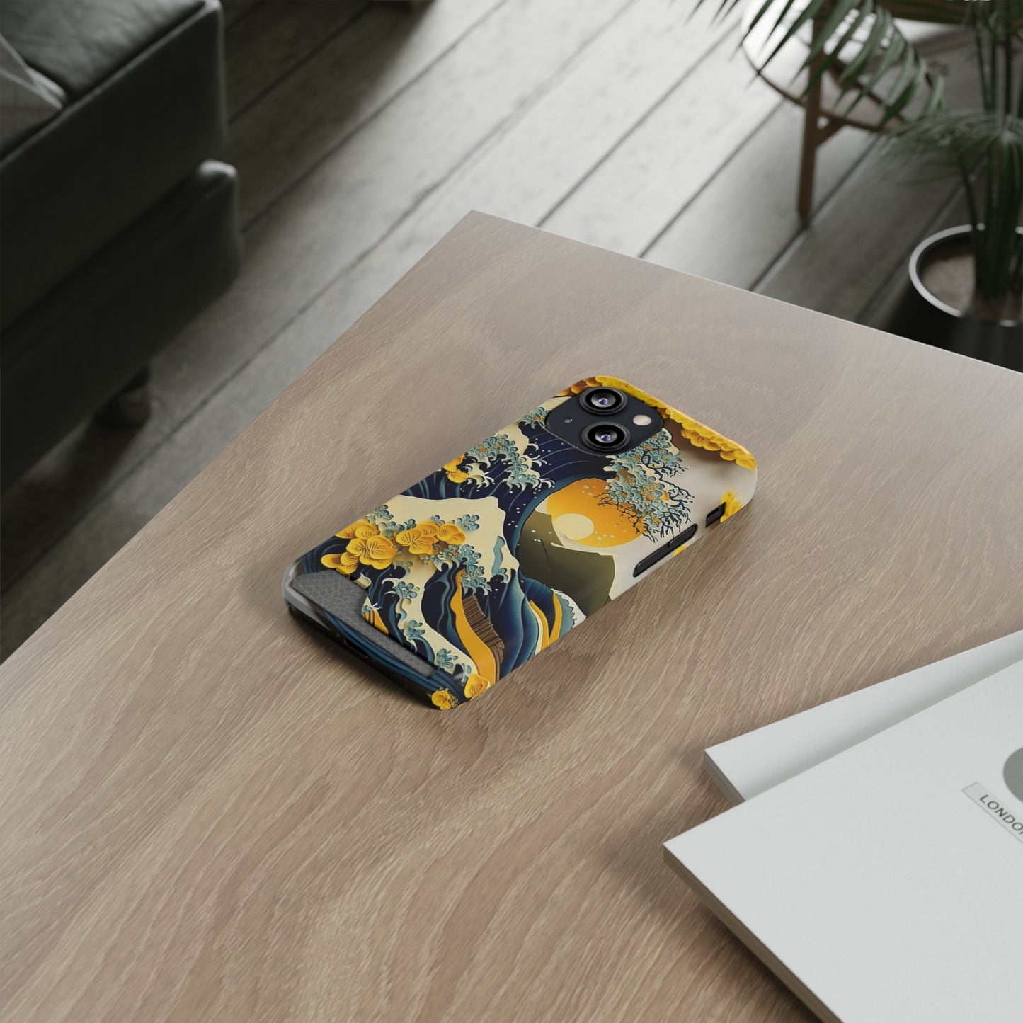 The Tourist White Phone Case With Card Holder