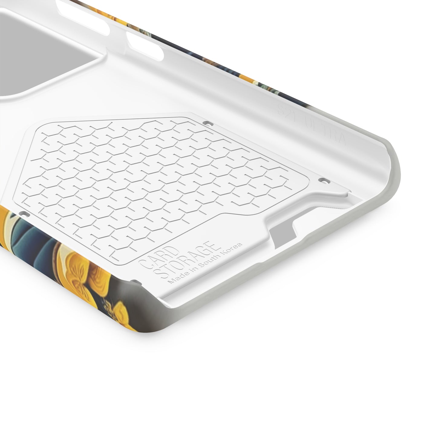 The Tourist White Phone Case With Card Holder