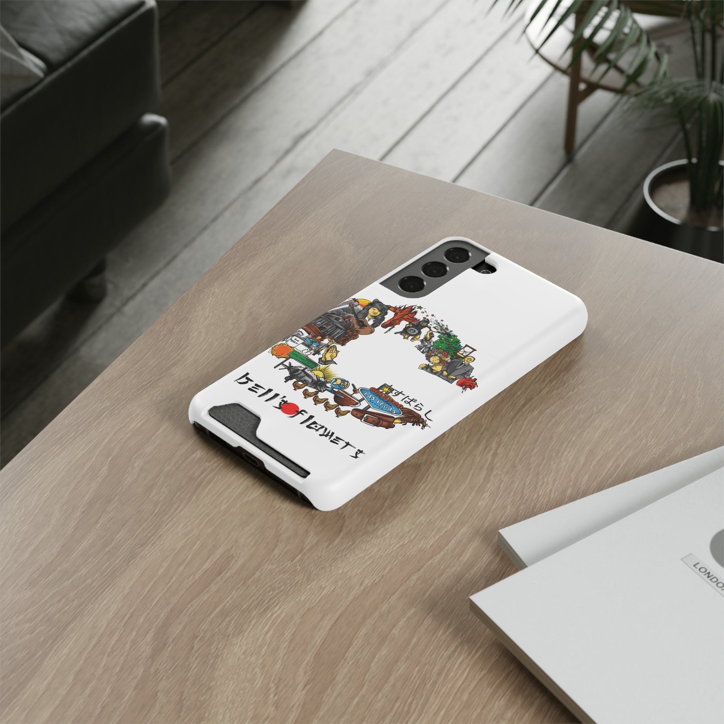 bell's flowers Album C original Phone Case With Card Holder