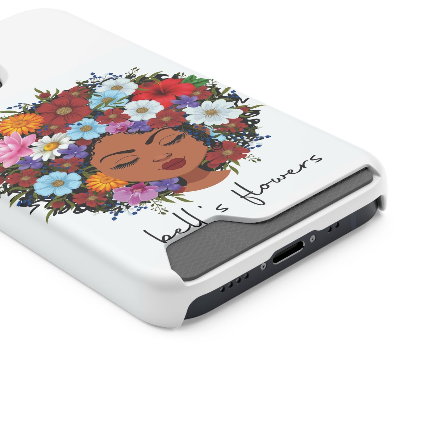 bell's flowers Original Logo Phone Case With Card Holder