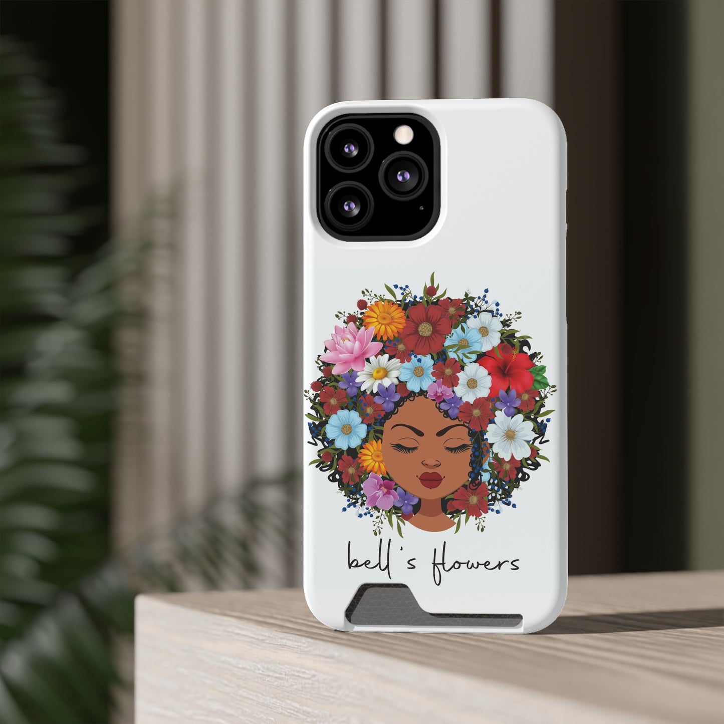 bell's flowers Original Logo Phone Case With Card Holder