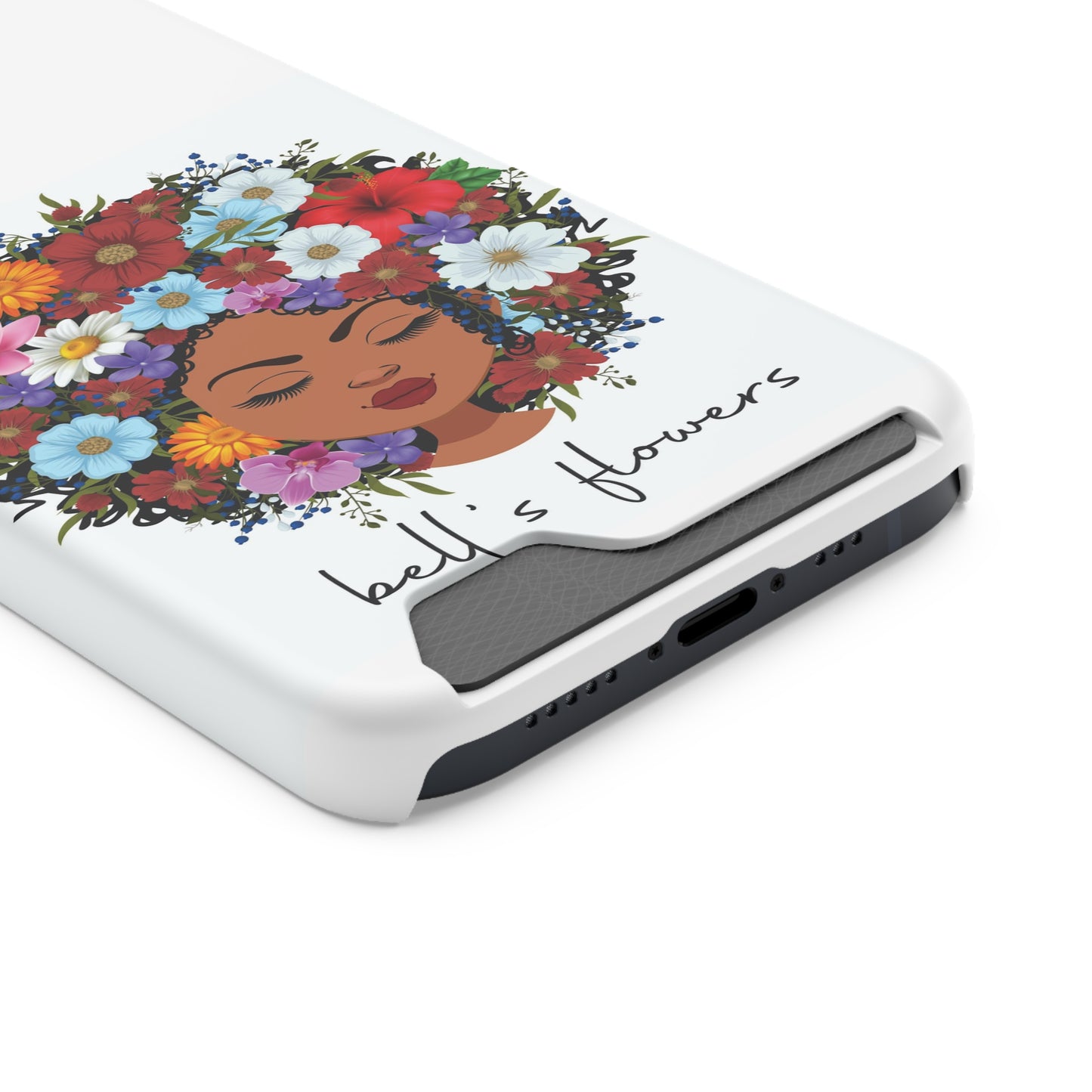bell's flowers Original Logo Phone Case With Card Holder