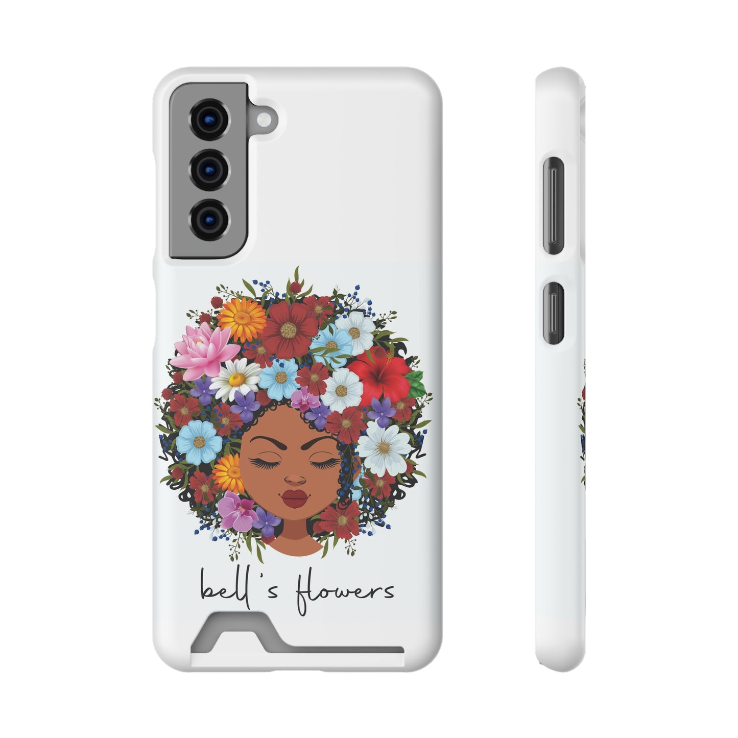 bell's flowers Original Logo Phone Case With Card Holder