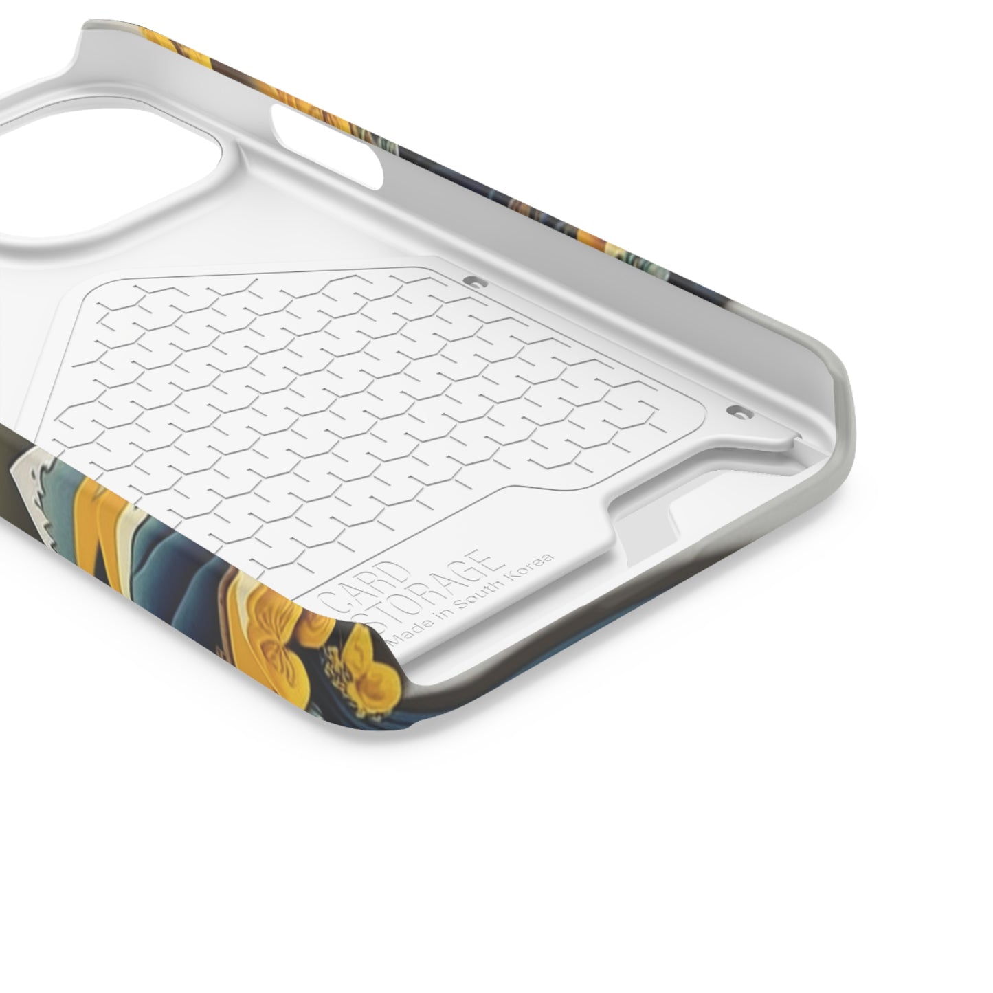 The Tourist White Phone Case With Card Holder