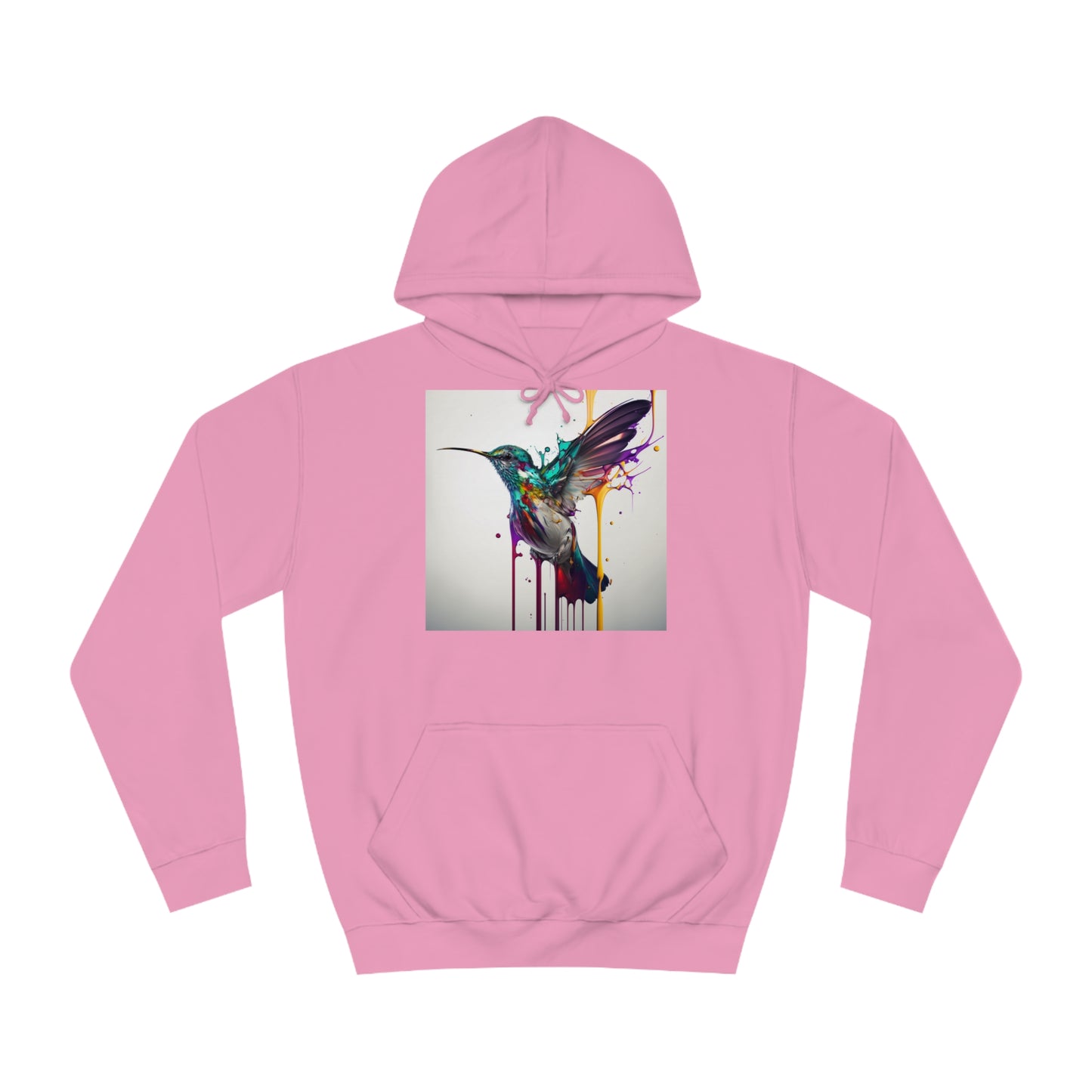 Hummingbird Drip Paint Hoodie