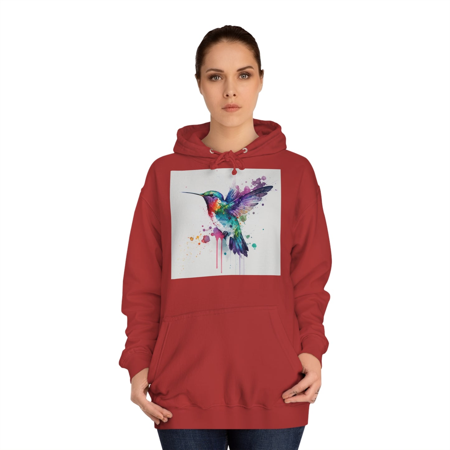 Hummingbird Watercolor Hoodie