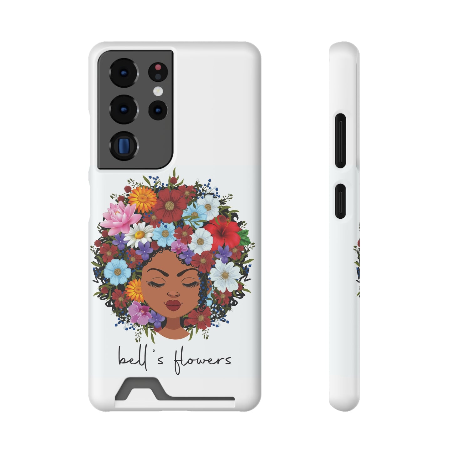 bell's flowers Original Logo Phone Case With Card Holder