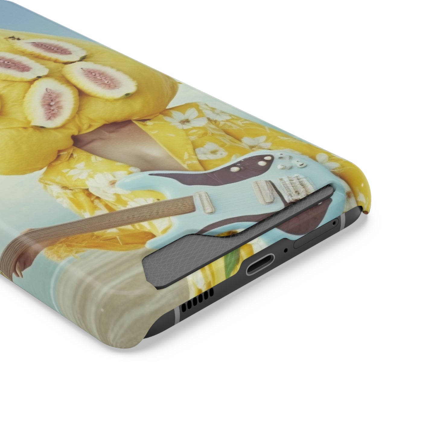 False Banana Phone Case With Card Holder