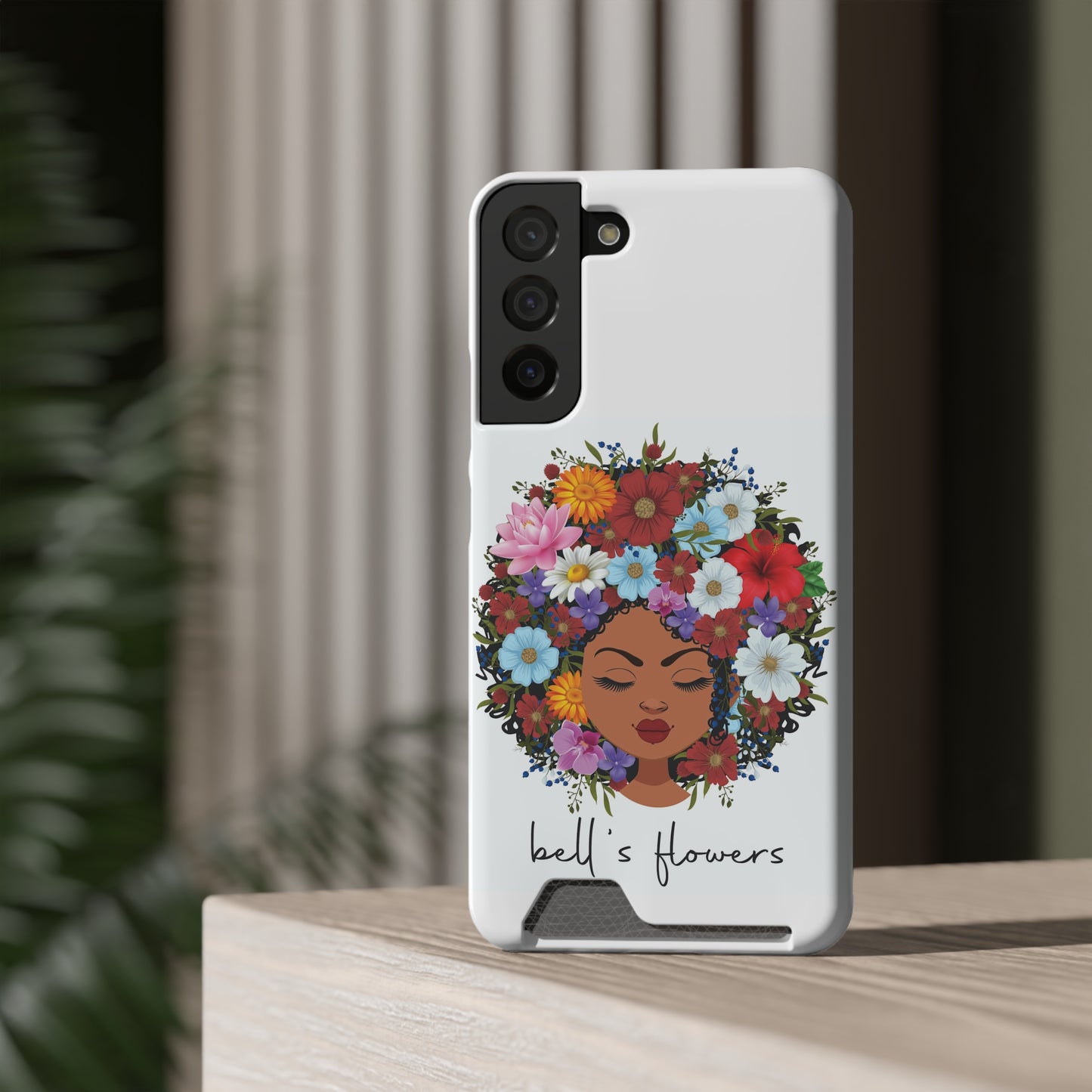 bell's flowers Original Logo Phone Case With Card Holder