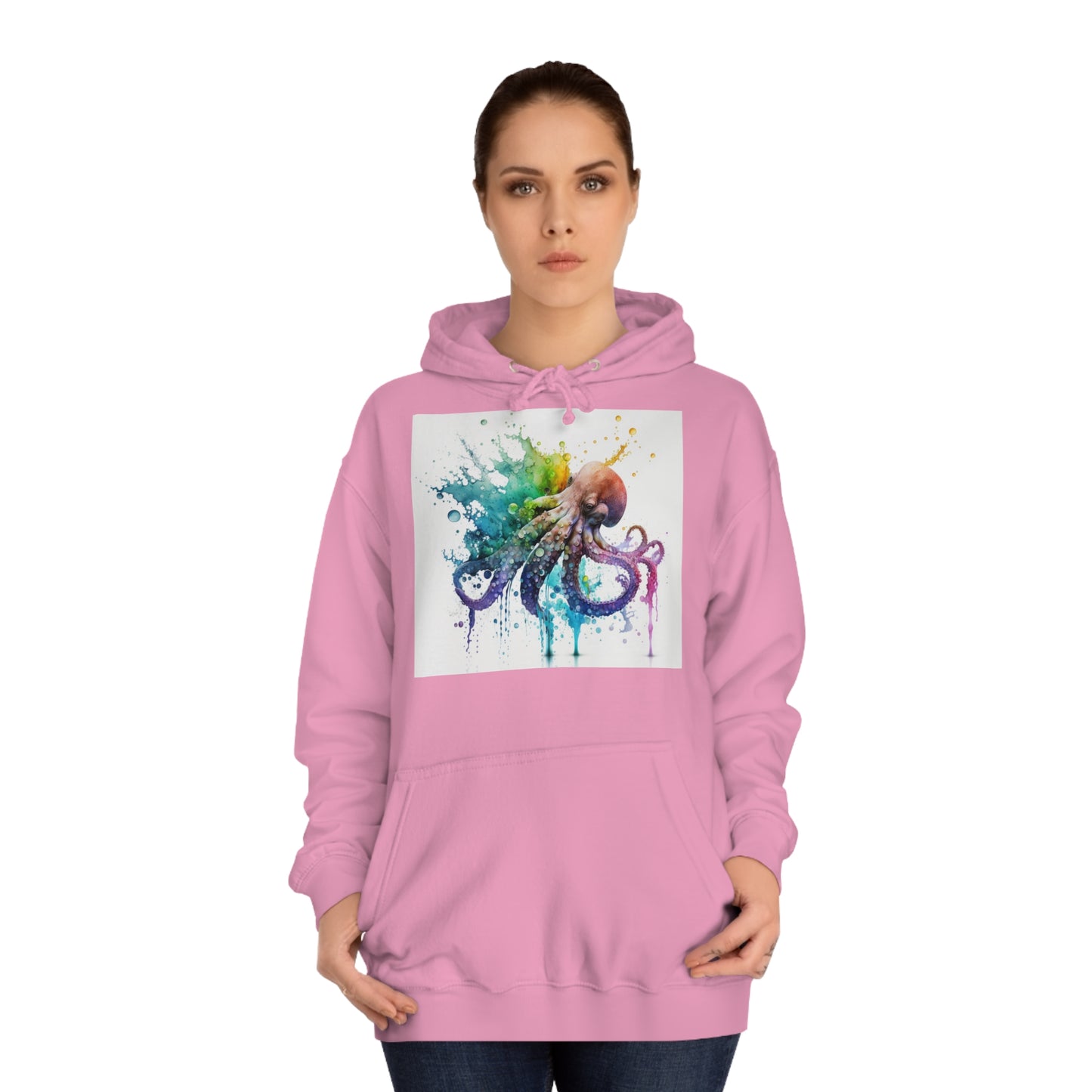 Octopus Drip Paint Hoodie