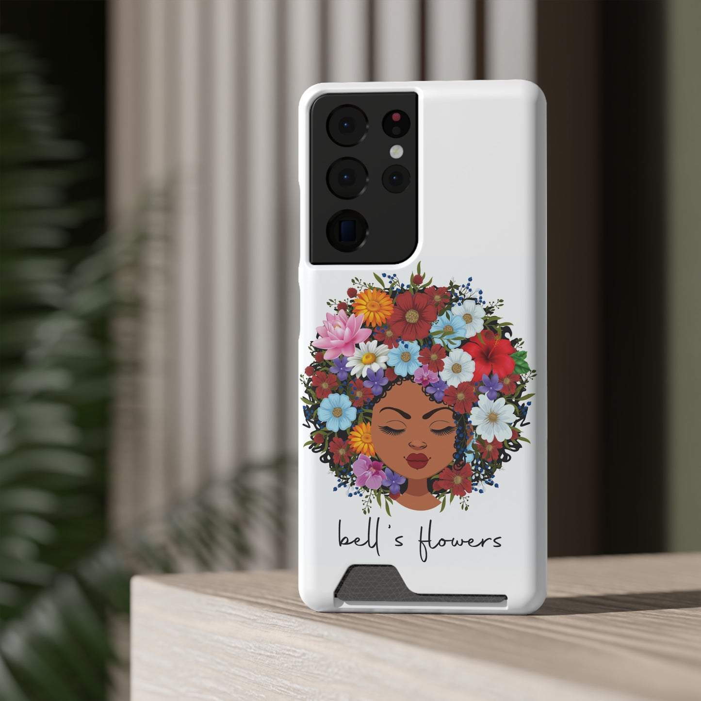 bell's flowers Original Logo Phone Case With Card Holder