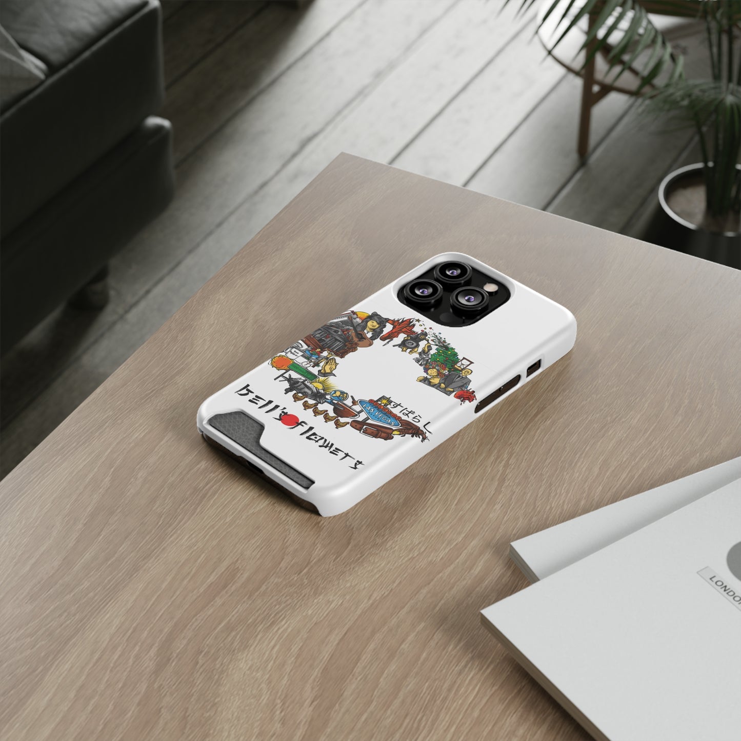 bell's flowers Album C original Phone Case With Card Holder