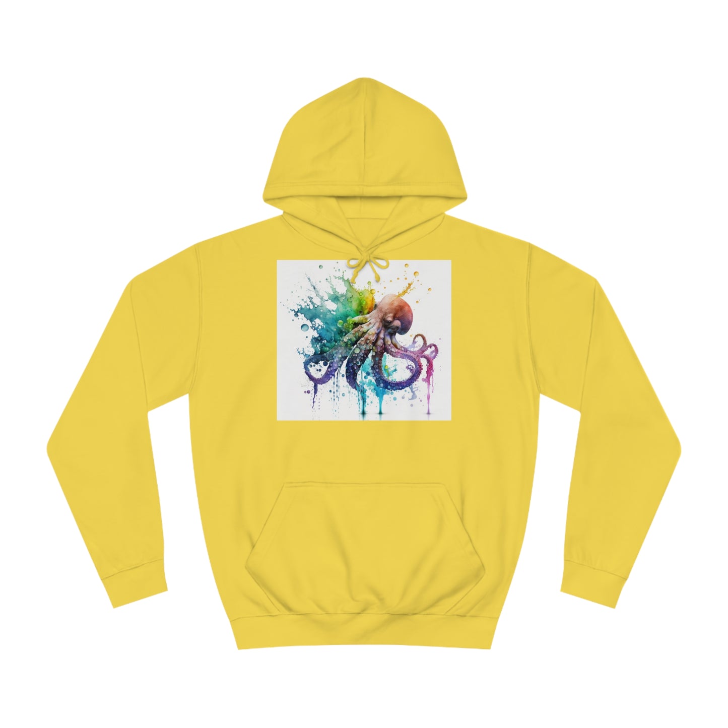 Octopus Drip Paint Hoodie