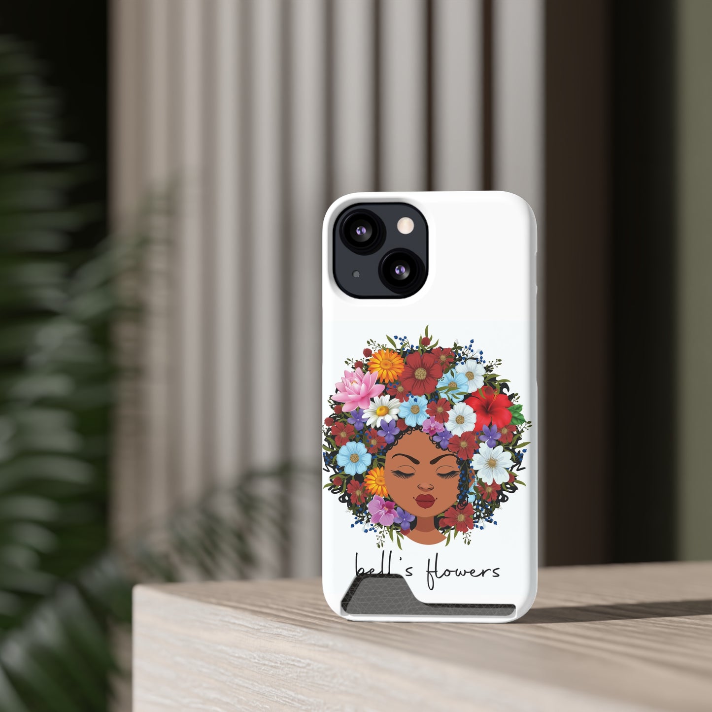 bell's flowers Original Logo Phone Case With Card Holder